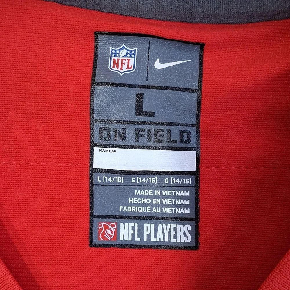 Kansas City Chiefs Jersey Boys Large Red NFL Football Nike Tyreek Hill 10 SB LIV